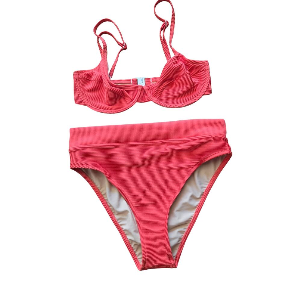 Zulu & Zephyr‎ Ribbed Bikini Size: 2